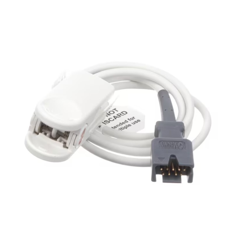 Sensor Finger, Masimo Low Noise Cabled Sensors - Digit Clip Sensors, Adult, Reusable (1/EA) by Hillrom/Welch Allyn  ID LNCS-DCI